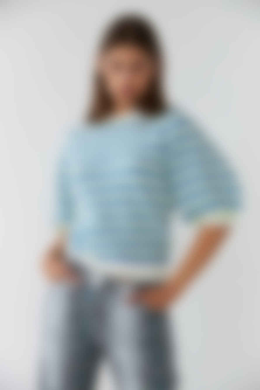 Stella Nova Wave Ss Stripe Sweater
