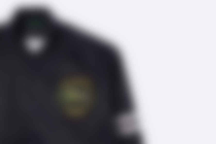 Lacoste Padded Showerproof Archive Badge Bomber Jacket Black