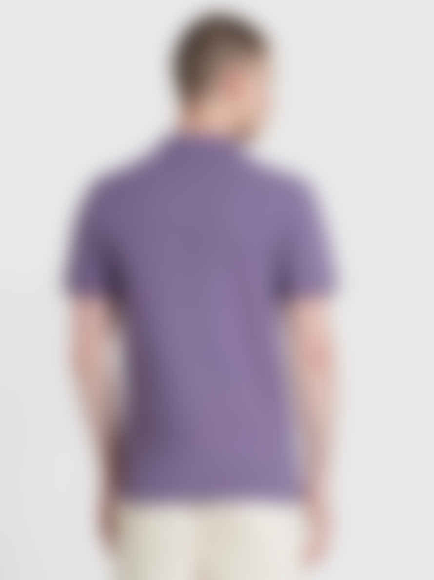Farah Blanes Polo Shirt Slate Purple