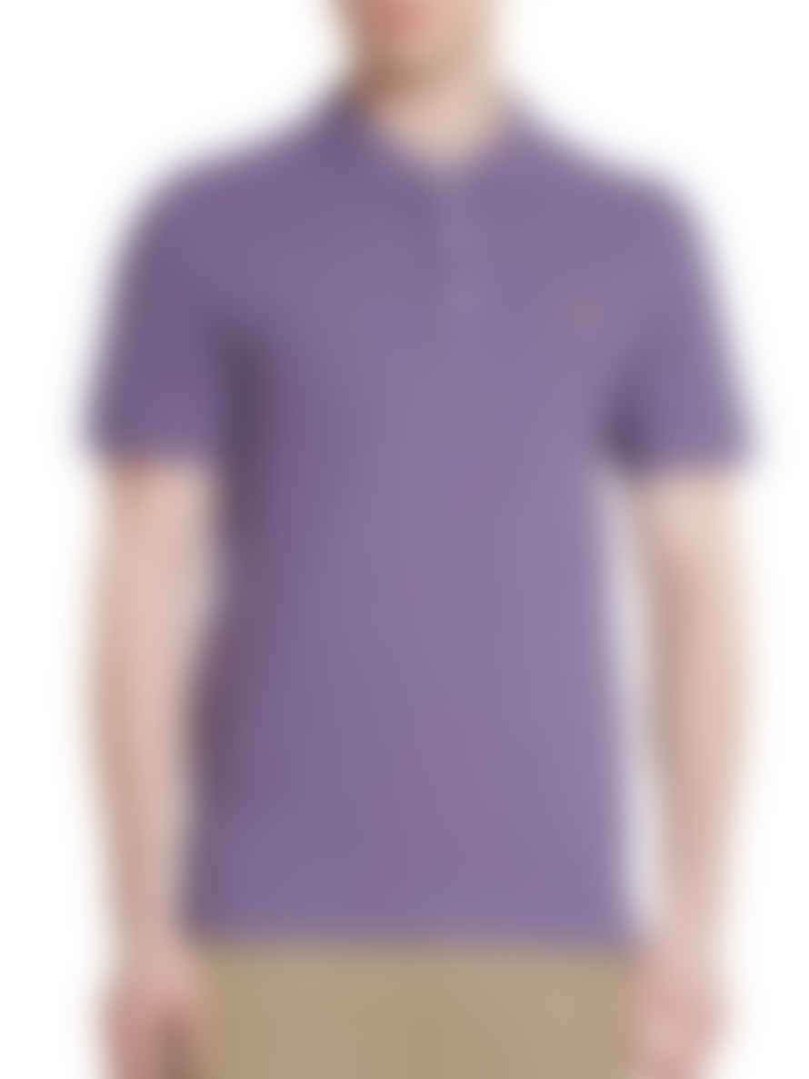 Farah Blanes Polo Shirt Slate Purple