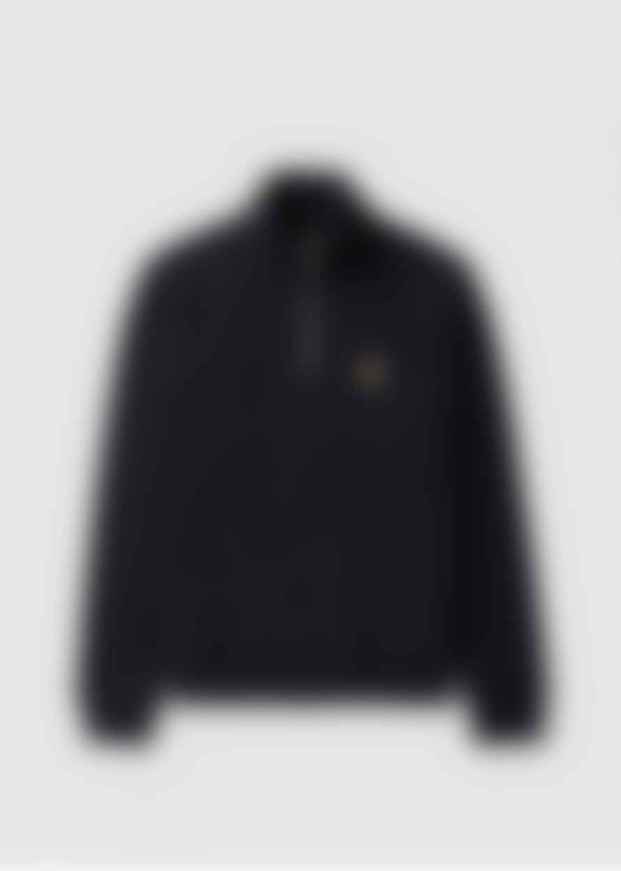 Belstaff Mens Quarter Zip Sweatshirt In Black