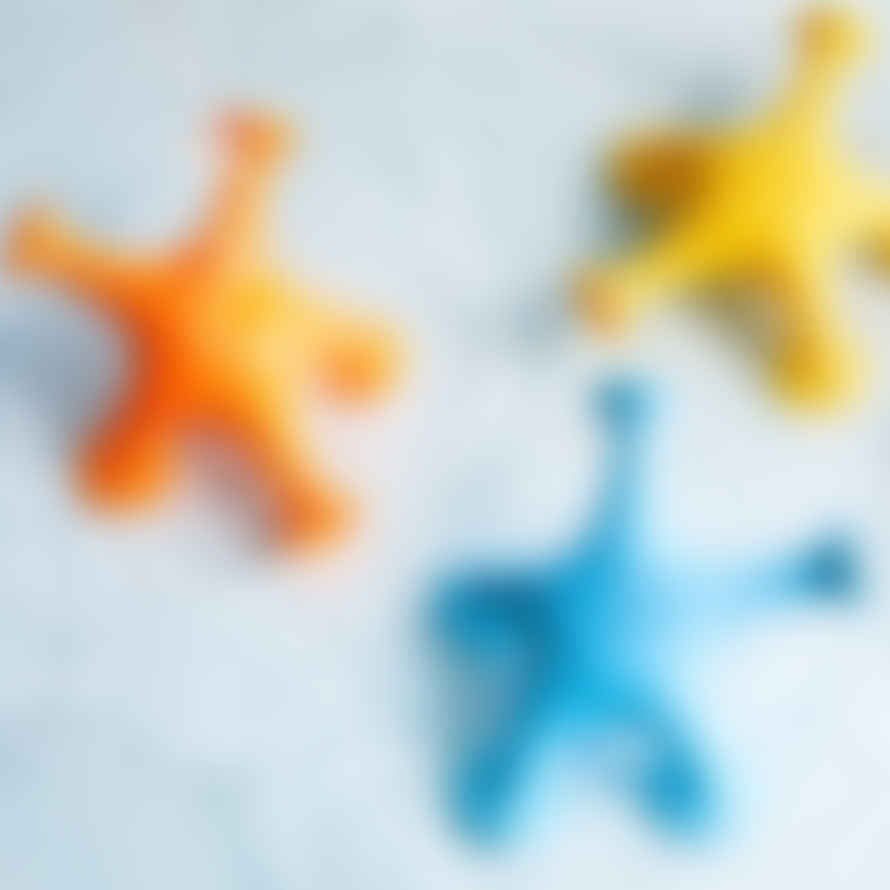 Ubbi Set of 3 Starfish Toys with Suction Cup