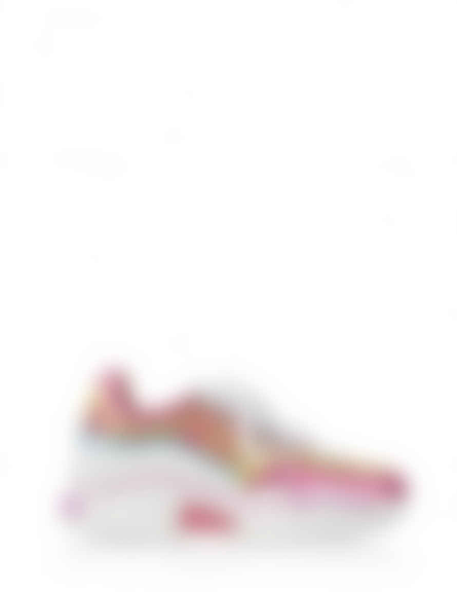 DWRS | Moon Tweed Sneaker - Pink / Yellow