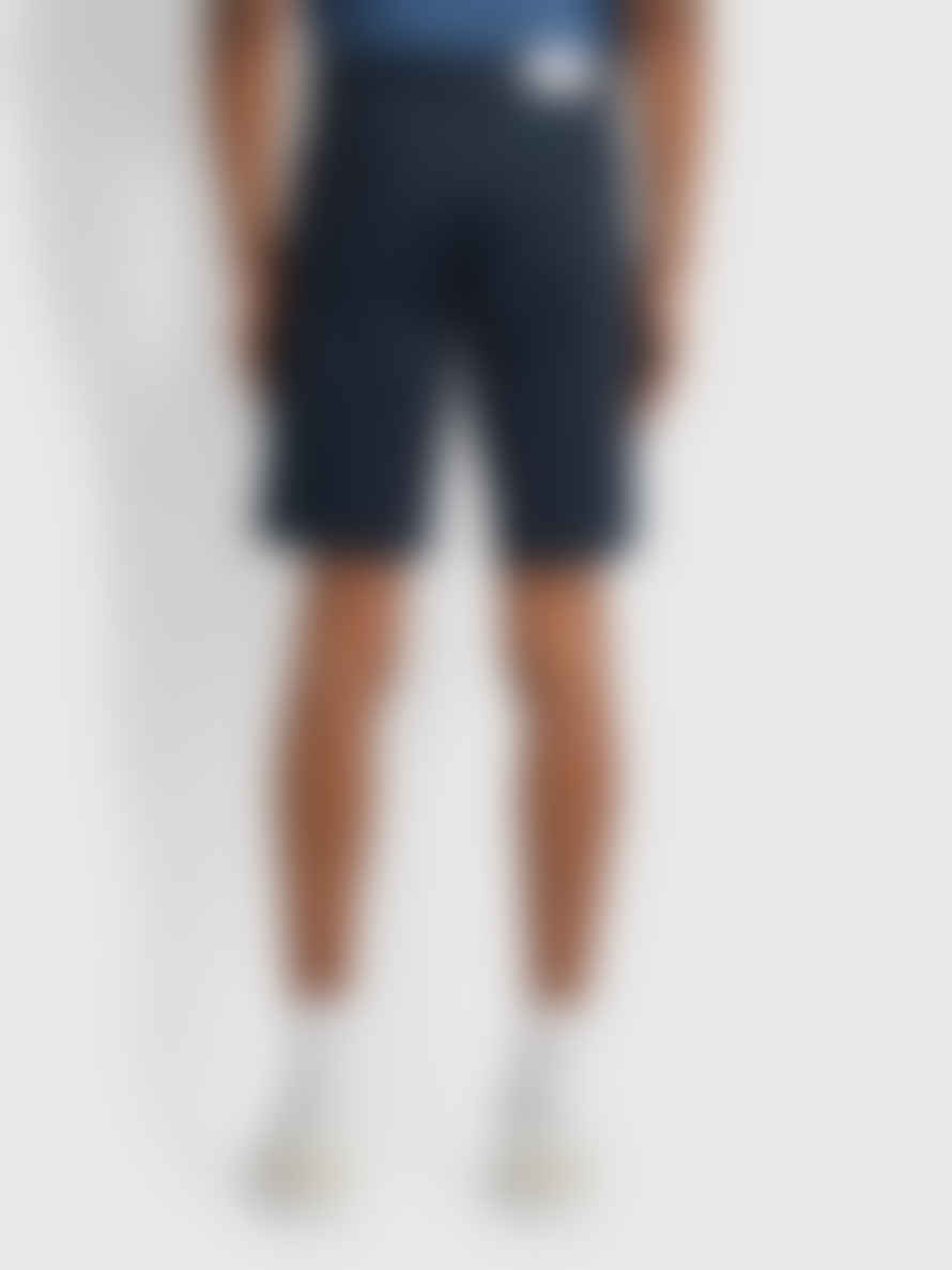 Farah Hawk Organic Cotton Chino Shorts - True Navy