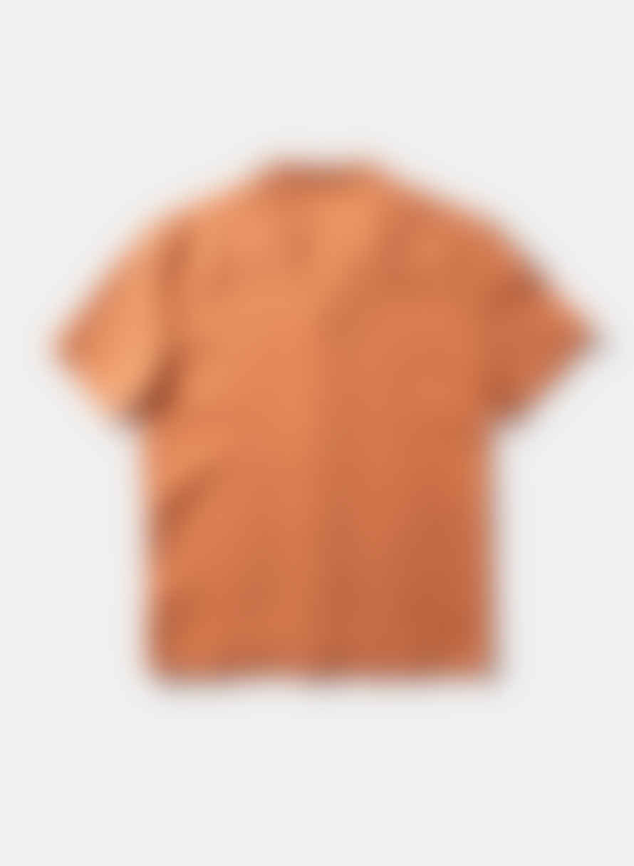 Edmmond Orange Gardener Short Sleeve Shirt