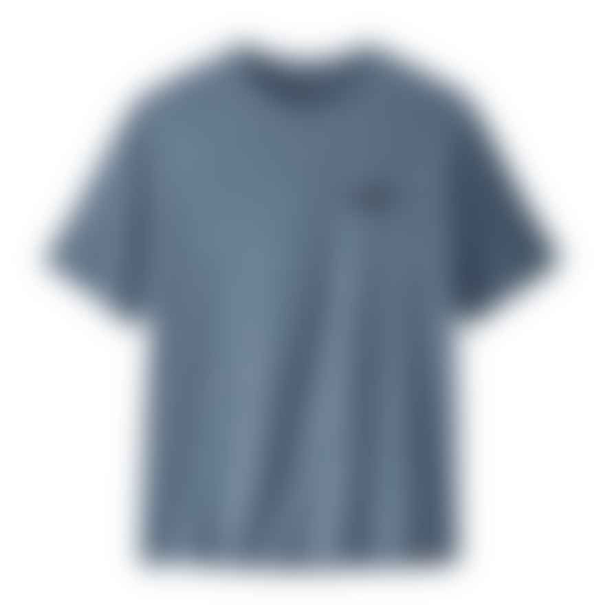 Patagonia T-shirt Capilene Cool Daily Graphic Uomo Skyline/utility Blue