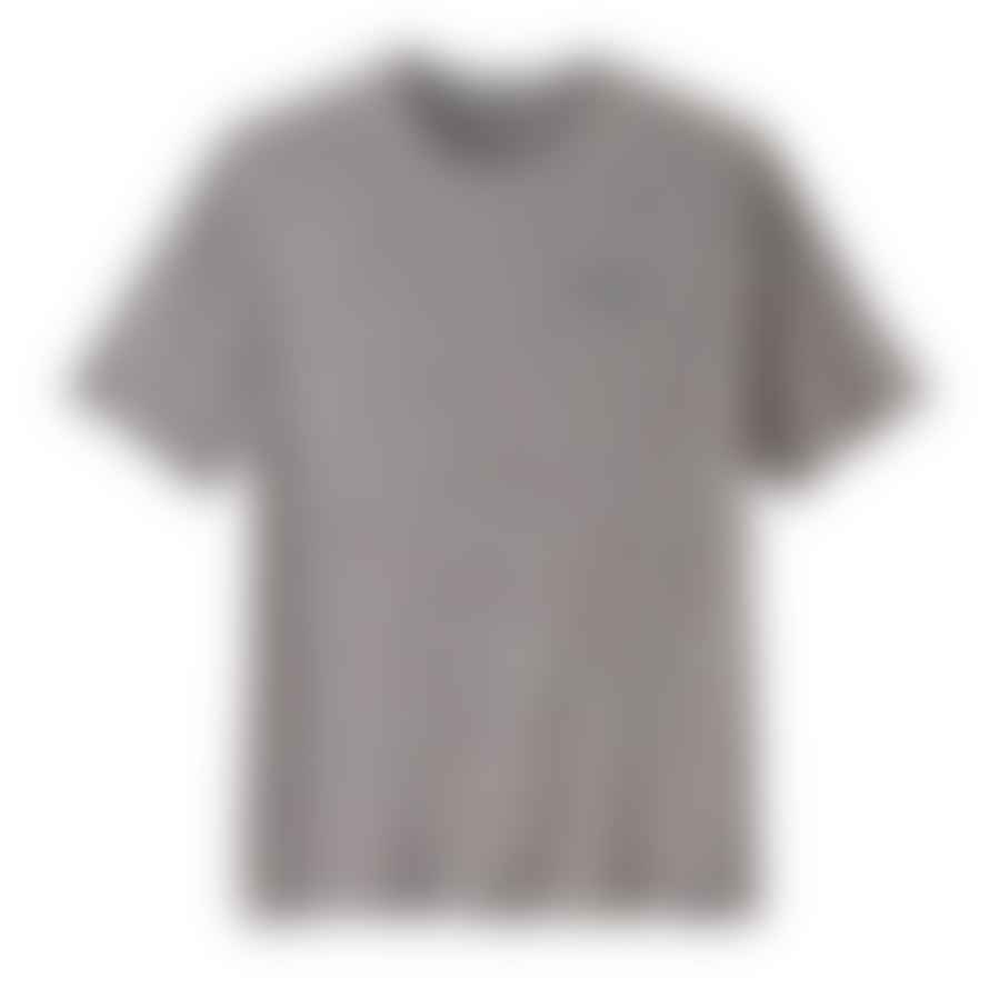 Patagonia T-shirt Capilene Cool Daily Graphic Uomo Feather Grey