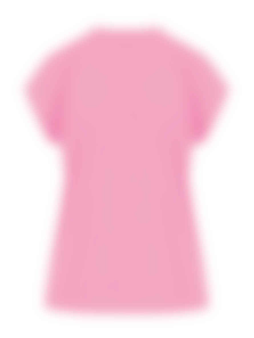 CC Heart Basic V-neck T-shirt Baby Pink