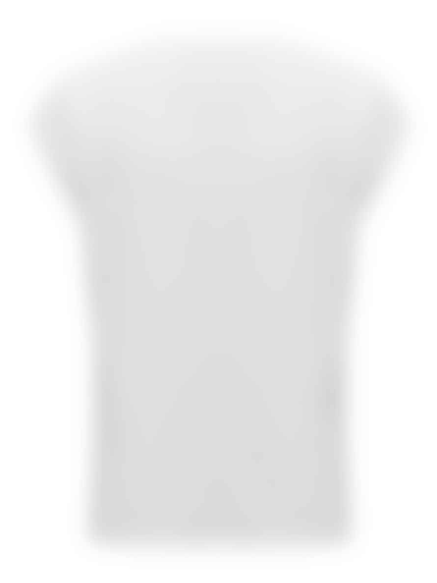 CC Heart Basic V-neck T-shirt White