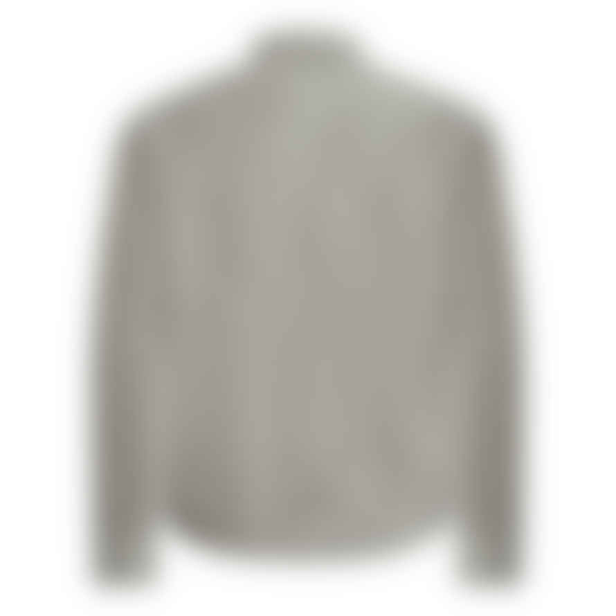 Polo Ralph Lauren Ribbed Quarter Zip Pullover - Grey Heather