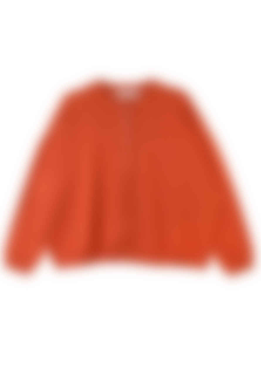 L.F.MARKEY L.f.markey Eno Knit In Burnt Orange