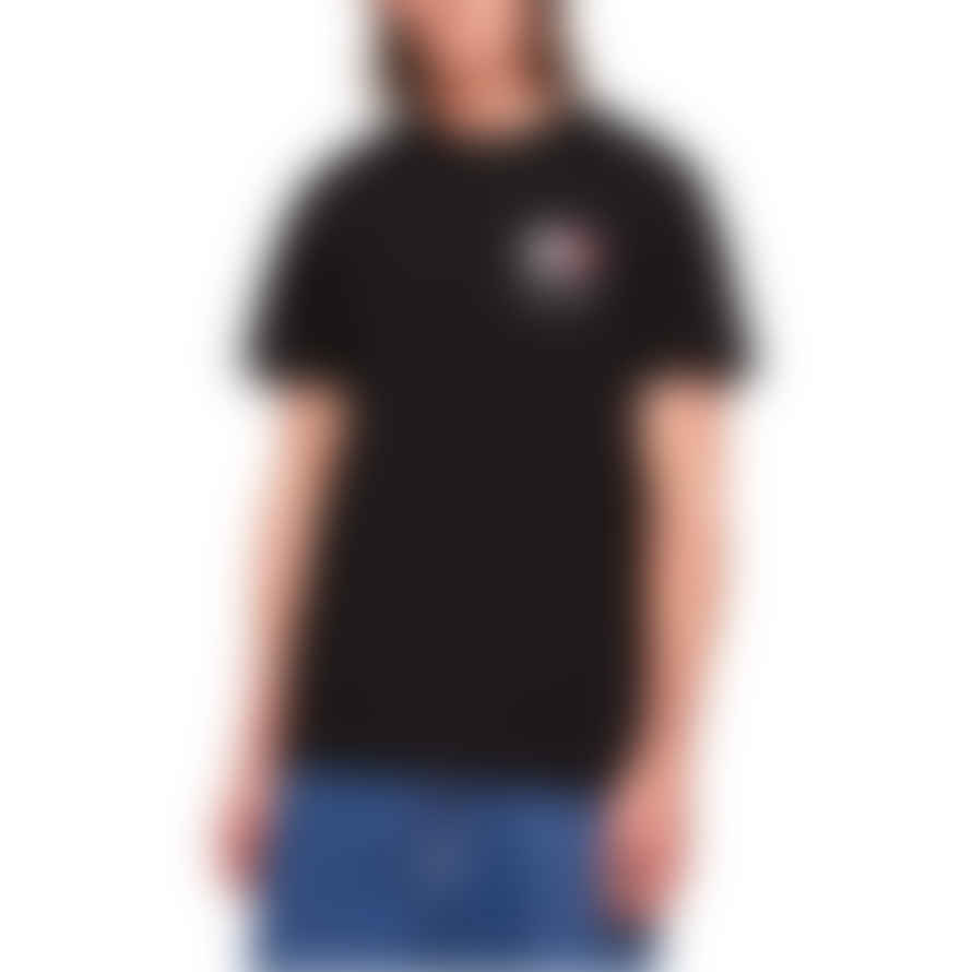 Tommy Hilfiger Tommy Jeans Slim Essential Flag T-shirt - Black