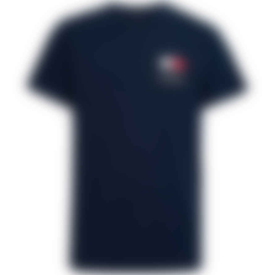 Tommy Hilfiger Tommy Jeans Slim Essential Flag T-shirt - Dark Night Navy