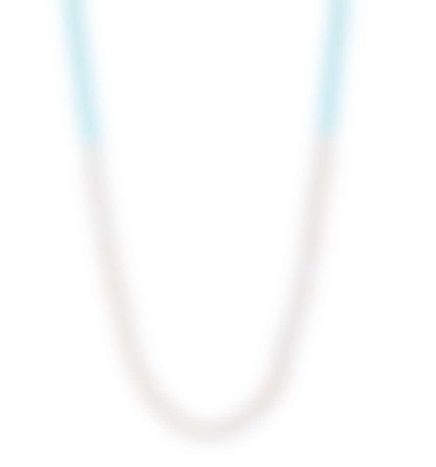 HN Pink Mashan Jade & Baby Blue Beaded Necklace