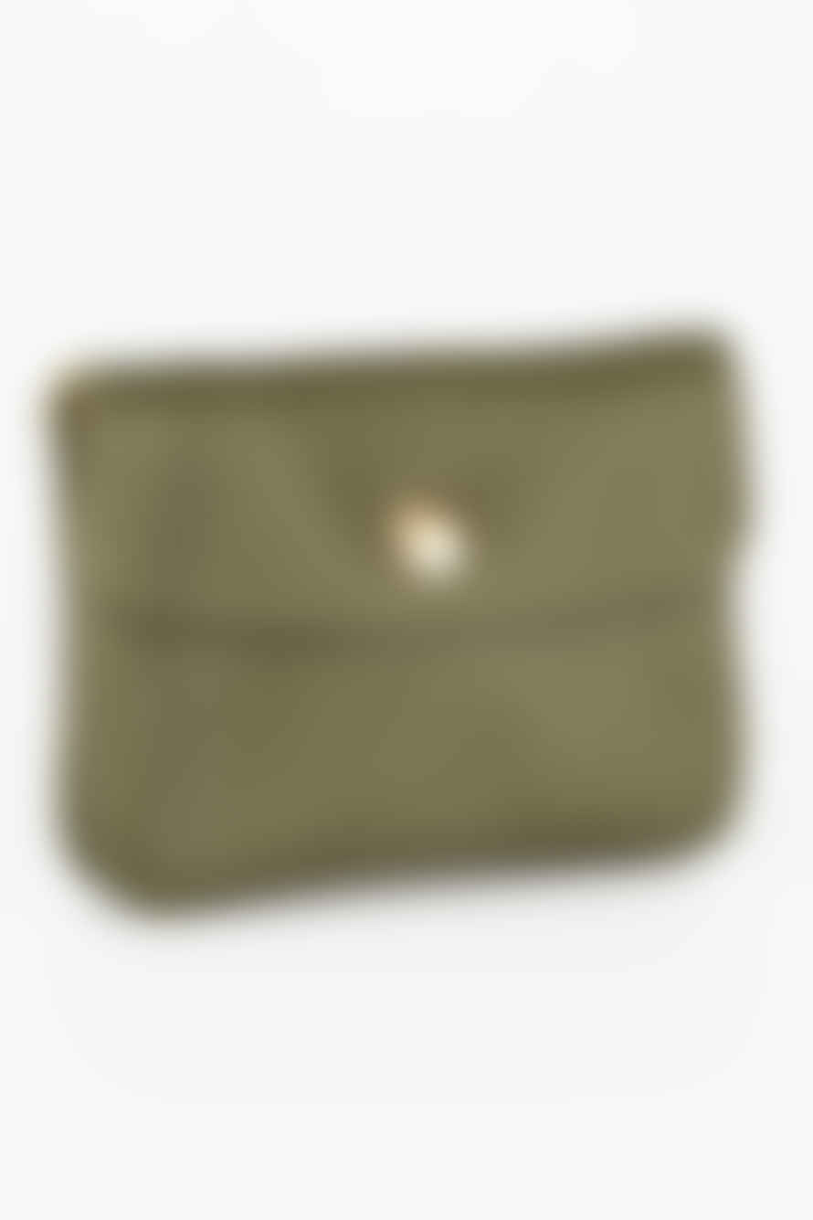 MSH Small Leather Coin Purse - Khaki