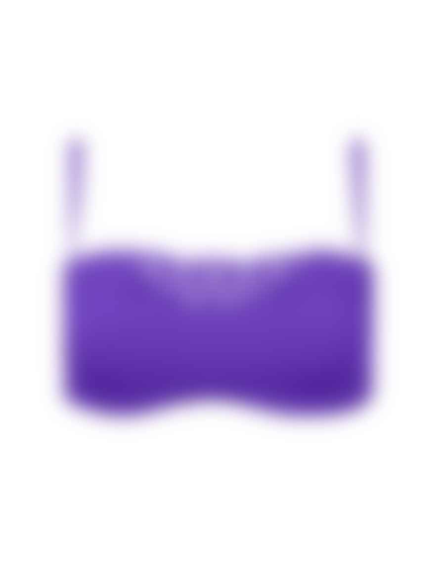 Lise Charmel Ajourage Couture Padded Bikini Top In Iris