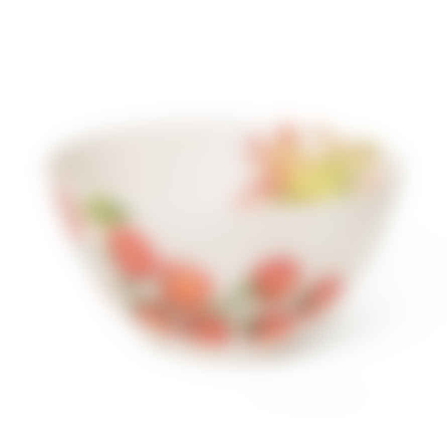 Bliss Home Earthenware Vine Tomatoes & Lollo Rosso Salad Bowl