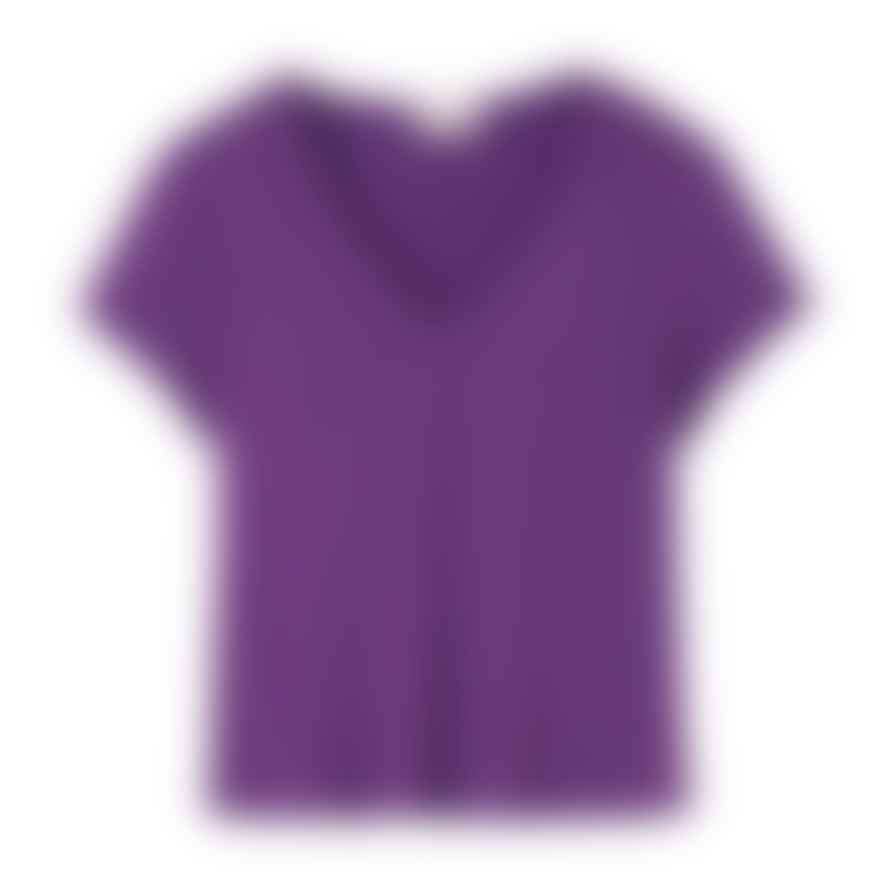 American Vintage T-shirt Sonoma V Donna Vintage Ultraviolet