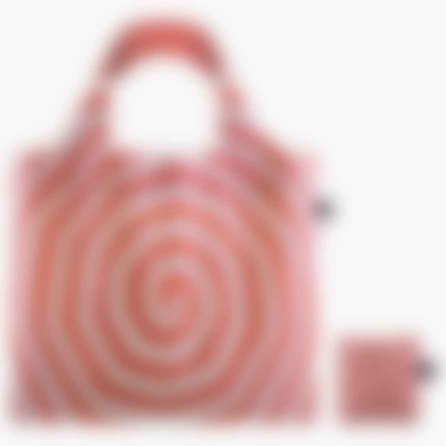 LOQI Red Louise Bourgeois Spirals Printed Recycled Bag