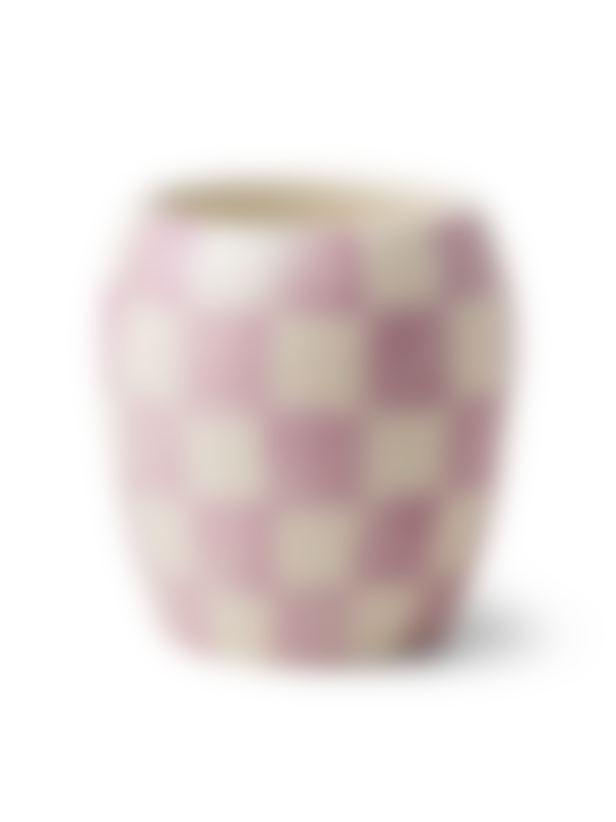 Paddywax Checkmate Checkered Porcelain Candle 311g - Lavender Mimosa