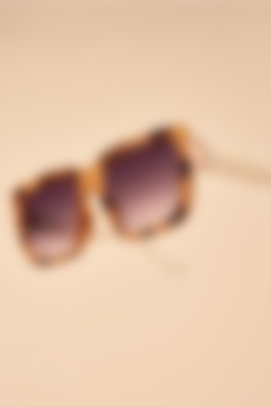 Powder Ell6 Ellery Luxe Sunglasses - Tortoiseshell/Coconut