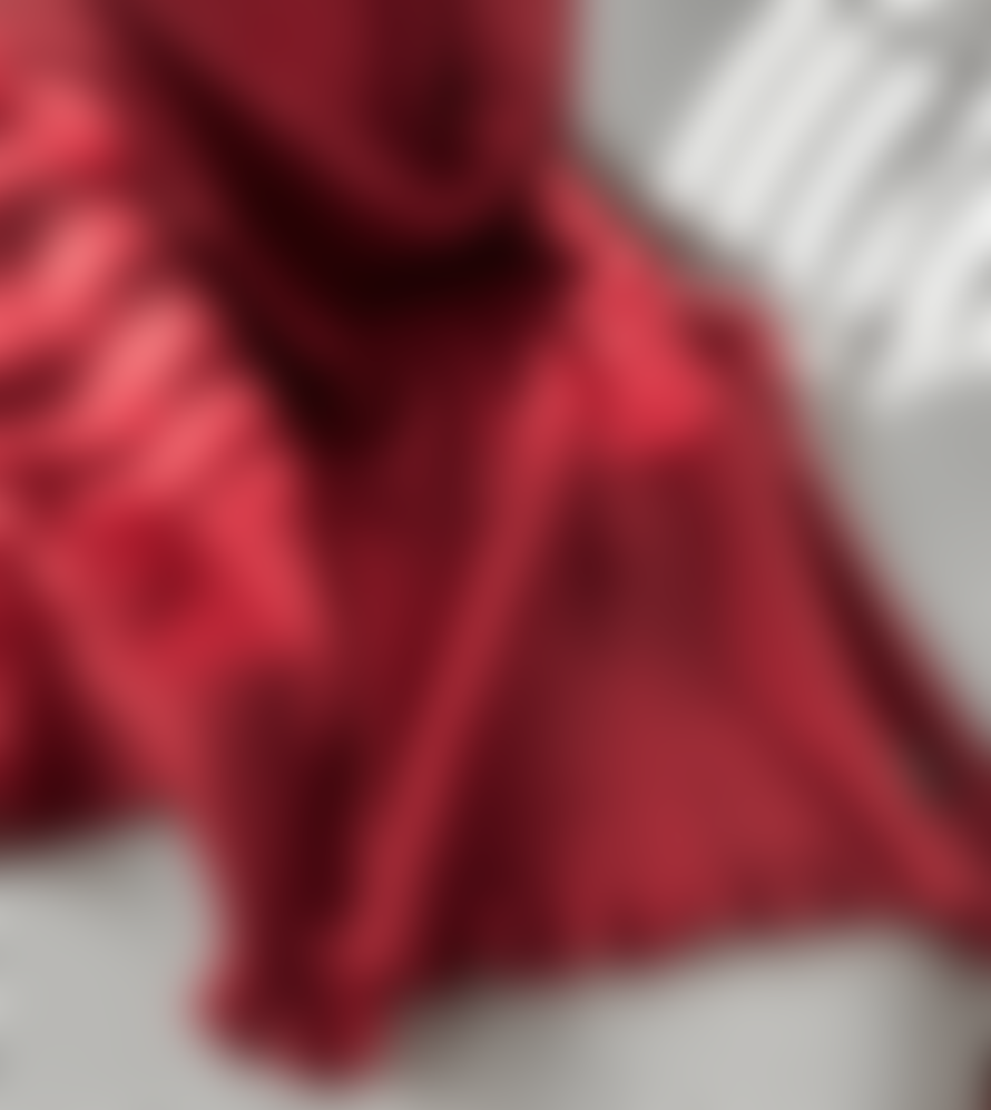 Ezcaray  Dark Red Mohair Blanket #417 130 x 200 cm