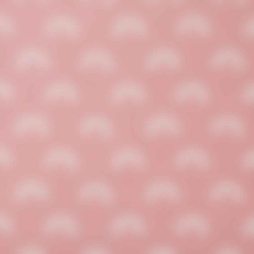 Tweedmill Textiles Pink Merino Lambswool Baby Blanket with Rainbow Design