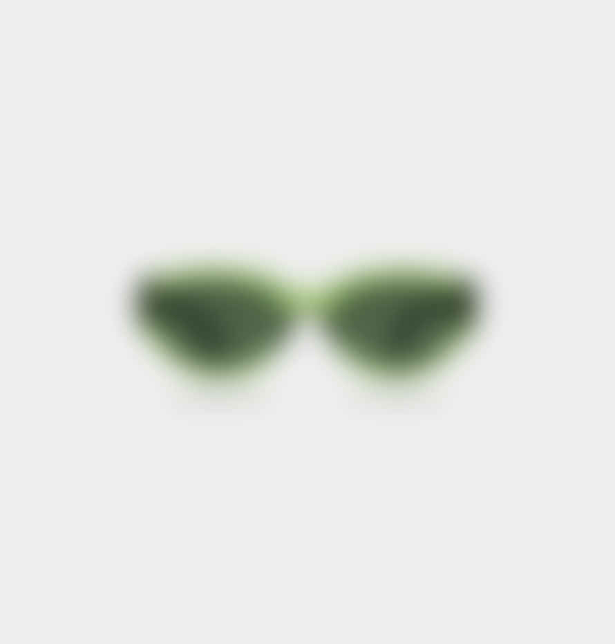 A.Kjaerbede  Winnie Light Olive Transparent Sunglasses