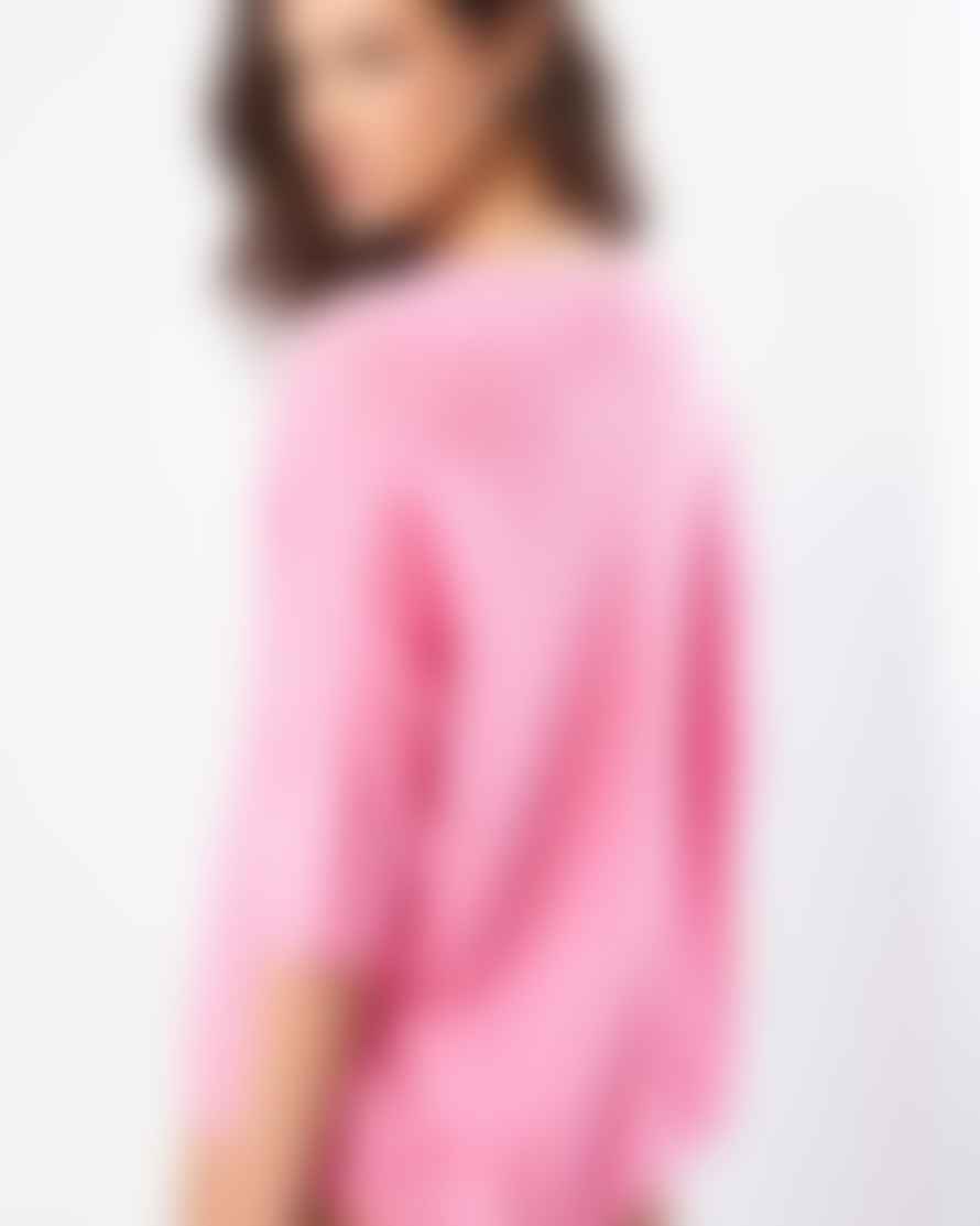 Les Tricots de Lea Martinettie V-neck Jumper Pale Pink
