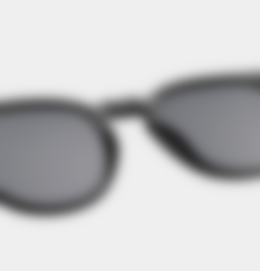 A Kjærbede Bate Black Unisex Sunglasses