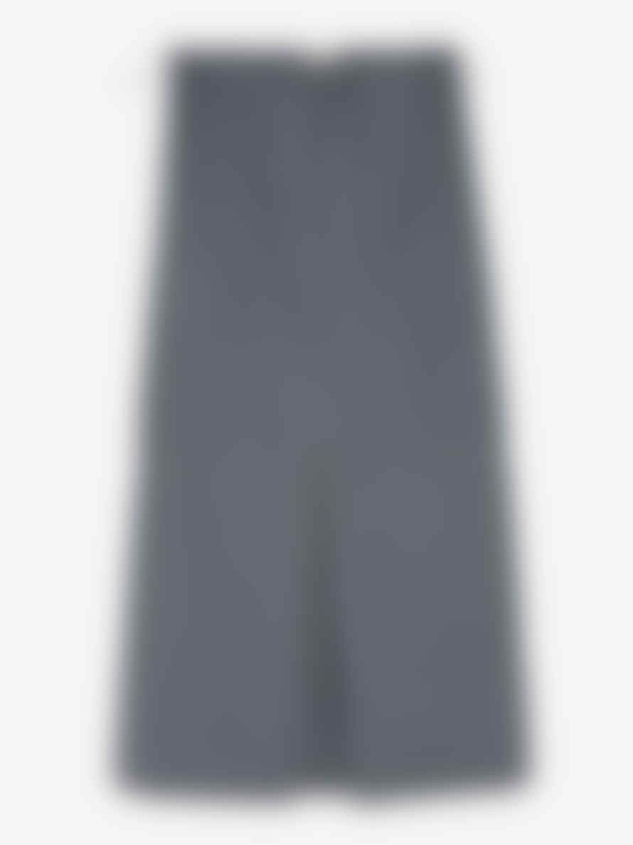 Ottod'Ame  Poplin Long Skirt Graphite