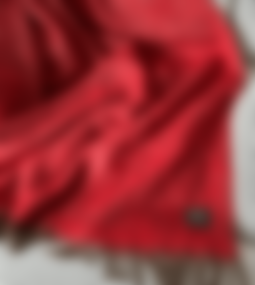 Ezcaray Red Mohair Blanket Diana #12 130 x 200 