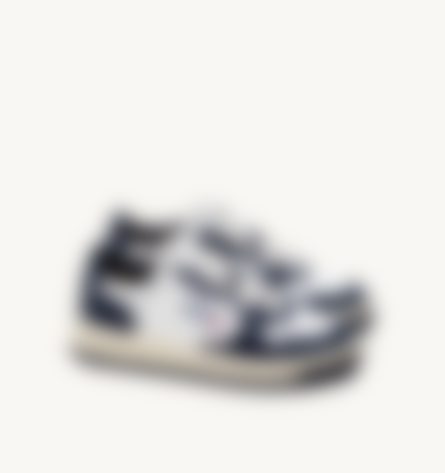 Autry Sneakers Medalist White And Blue Leather