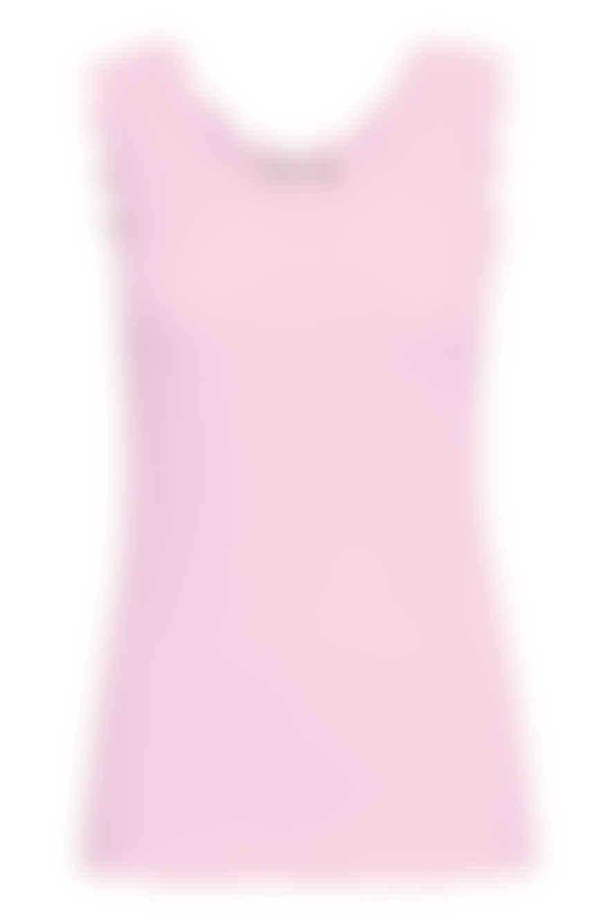 Fransa Hizamond Top In Pink Frosting