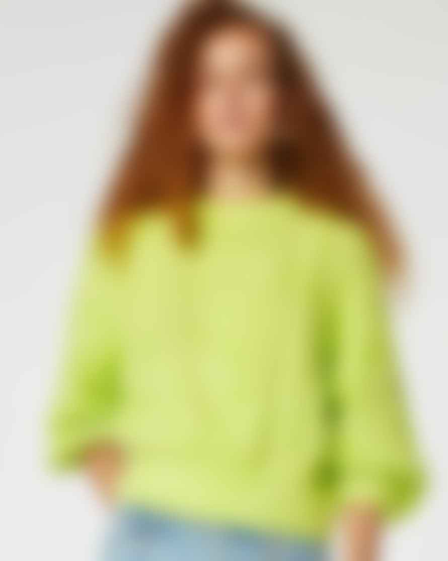Fabienne Chapot Suzy 3/4 Sleeve Pullover Lovely Lime