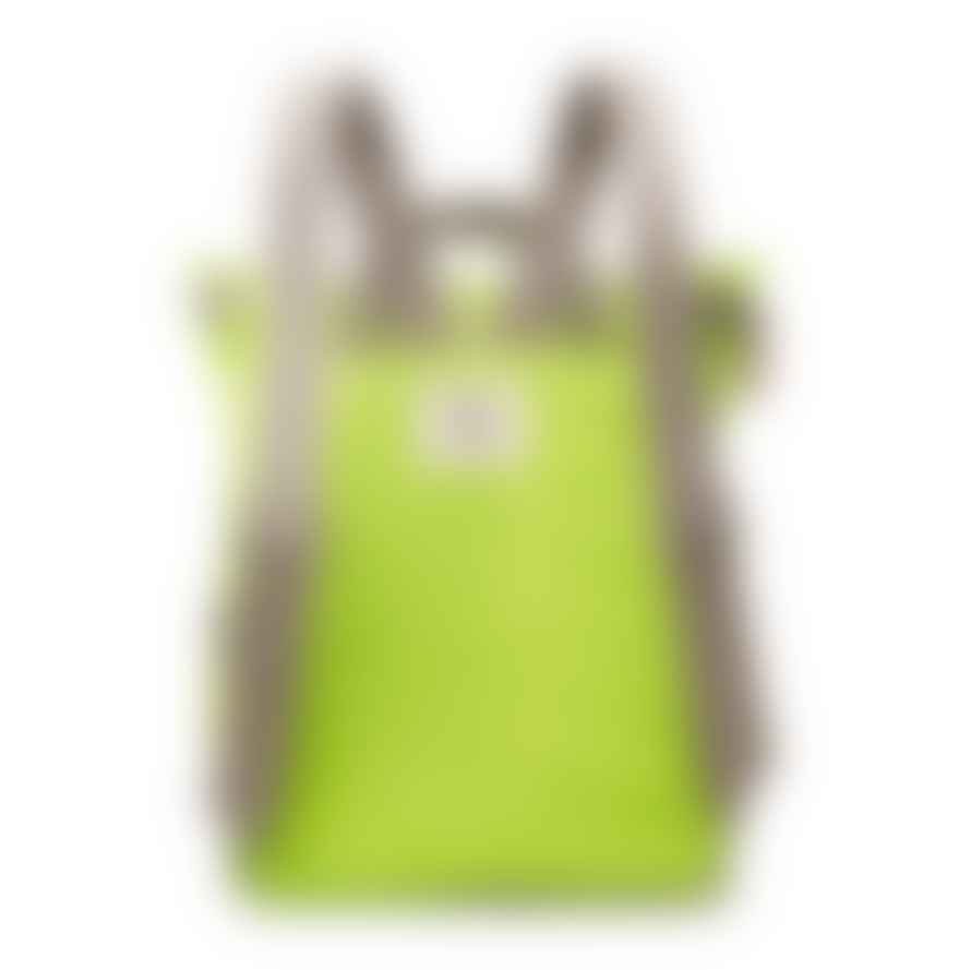 ROKA Back Pack Rucksack Canfield B Medium Recycled Repurposed Sustainable Nylon In Lime