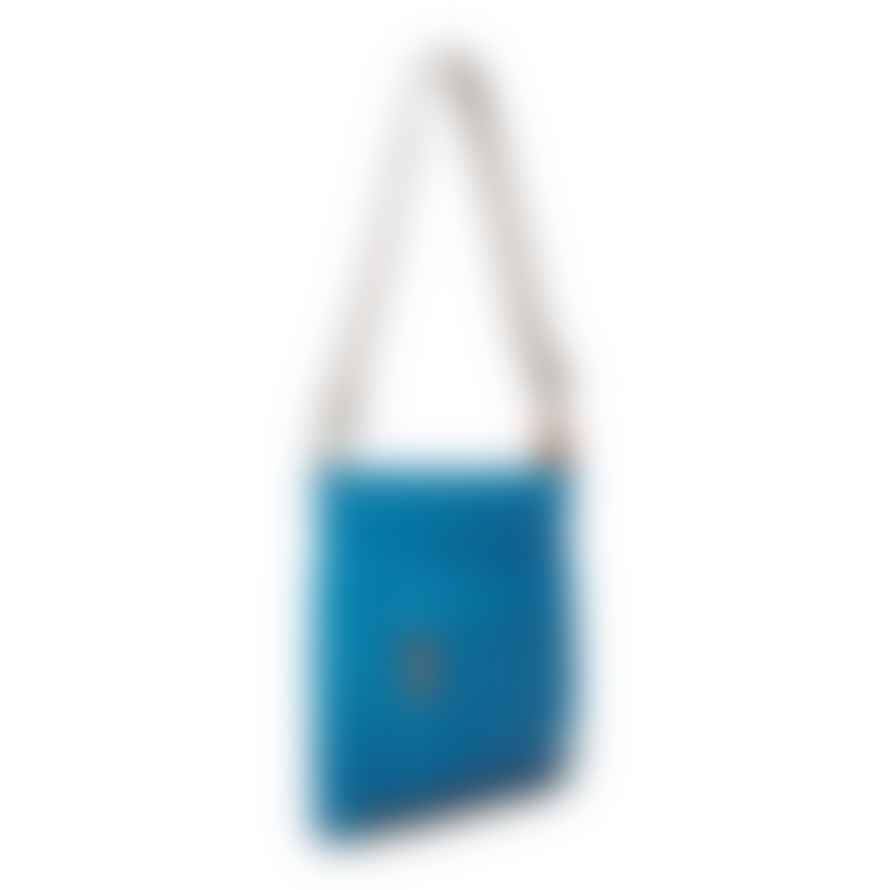 ROKA Cross Body Shoulder Bag Kennington B Medium Recycled Repurposed Sustainable Nylon In Seaport