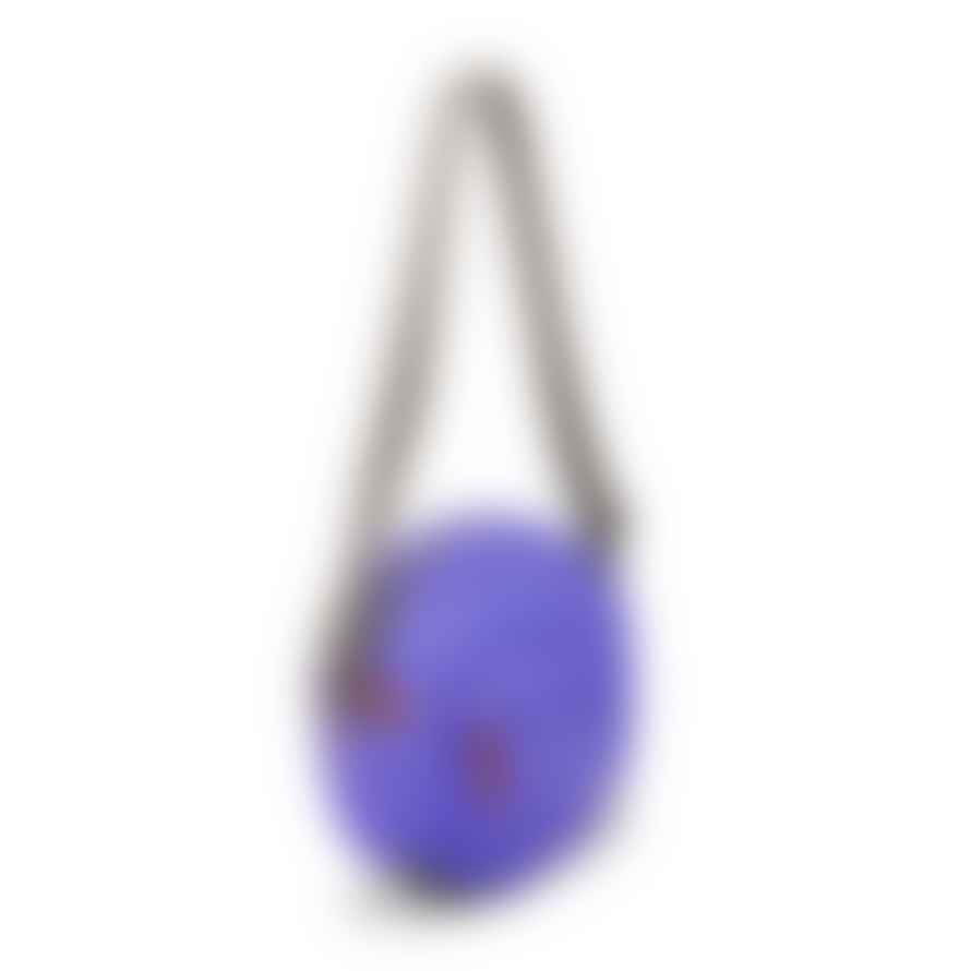 ROKA Cross Body Shoulder Bag Paddington B Recycled Repurposed Sustainable Nylon In Simple Purple