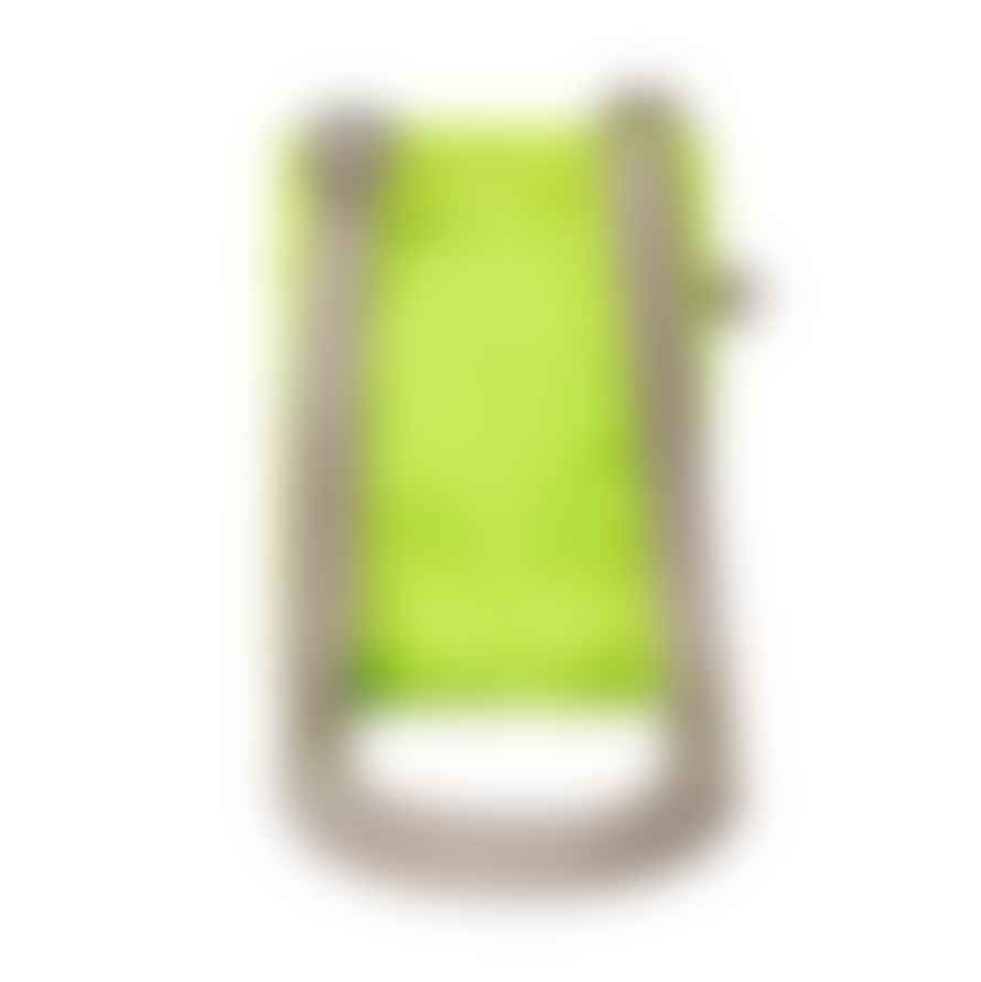 ROKA Cross Body Shoulder Swing Pocket Bag Chelsea Recycled Repurposed Sustainable Nylon In Lime