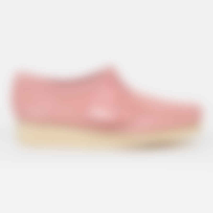 Clarks Originals Womens Wallabee Suede Shoes In Pink