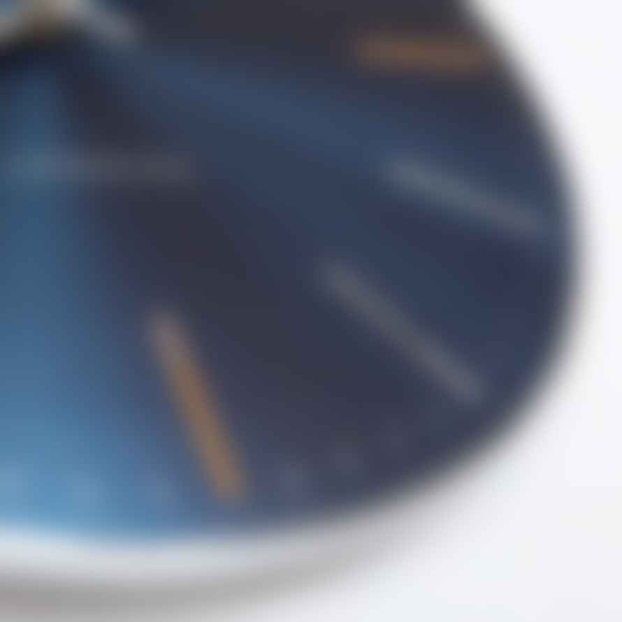 Thomas Kent Sapphire Blue 14" Bistro Wall Clock