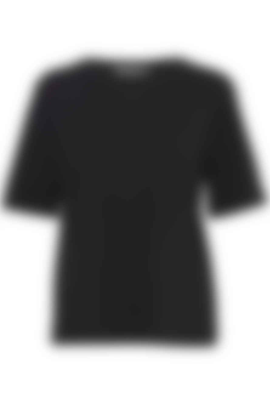 b.young 20813611 Pamila Half Sl T-shirt 2 In Black