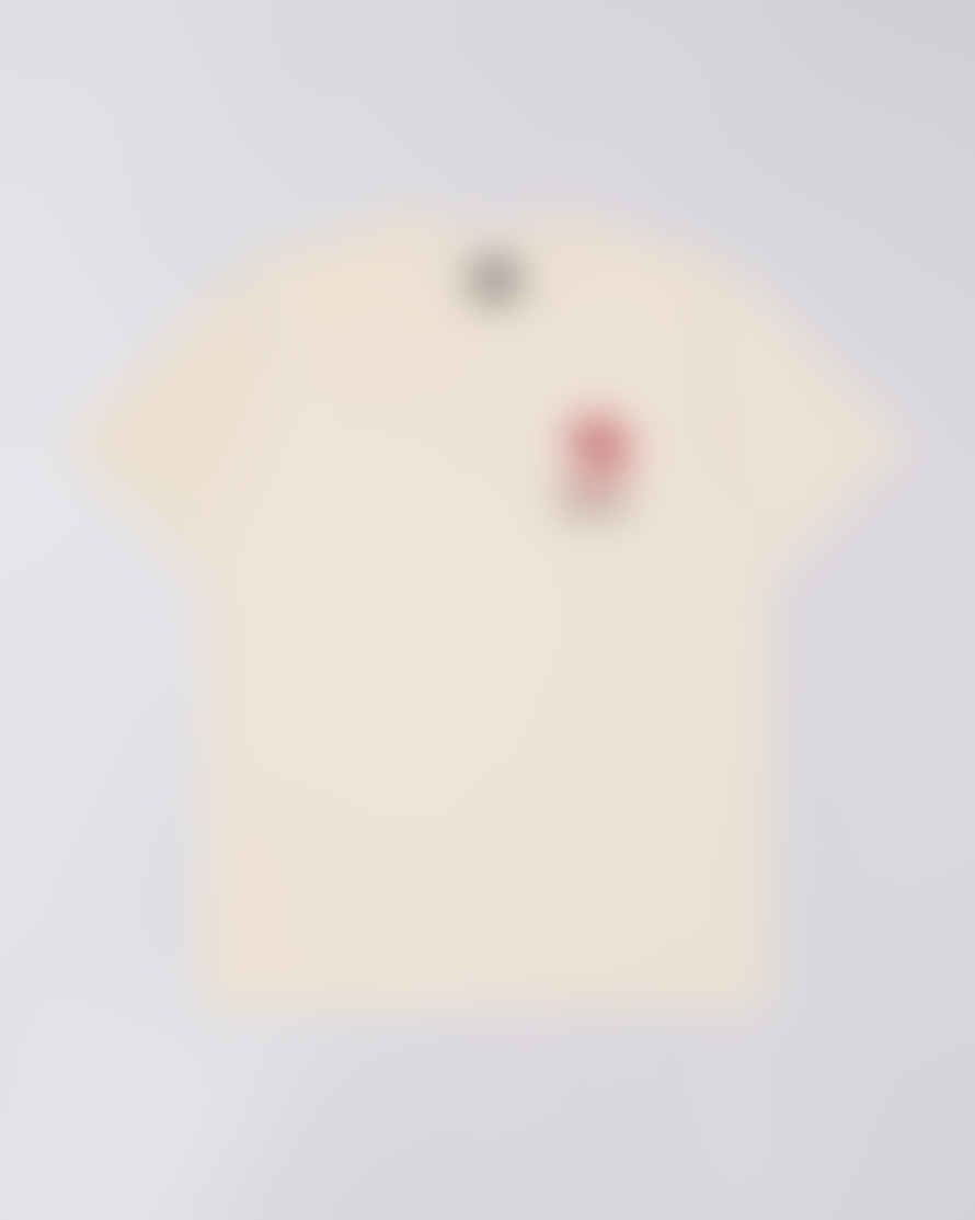 Edwin Kamifuji Chest T-shirt - Whisper White