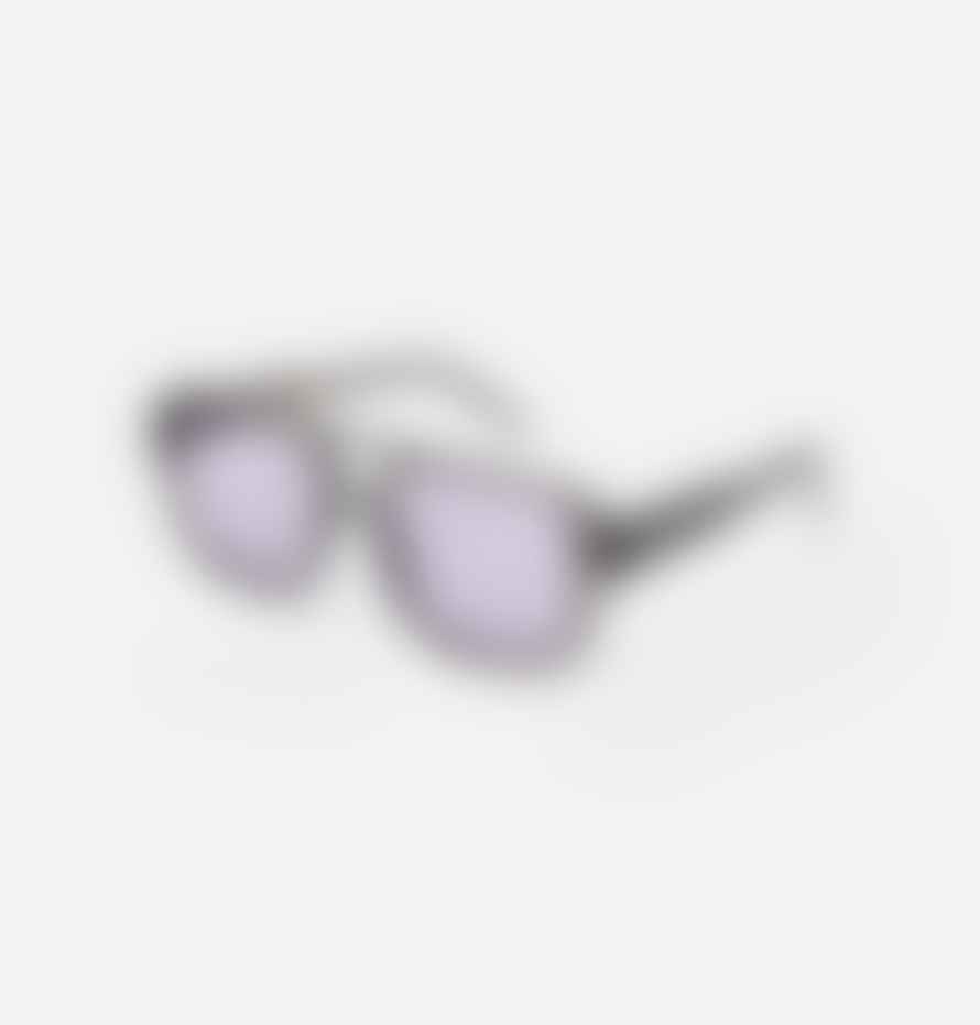 A Kjærbede A.kjaerbede Kaya Sunglasses In Grey Transparent