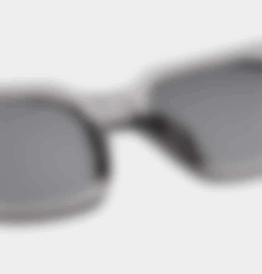 A Kjærbede A.kjaerbede Nancy Sunglasses In Grey Transparent
