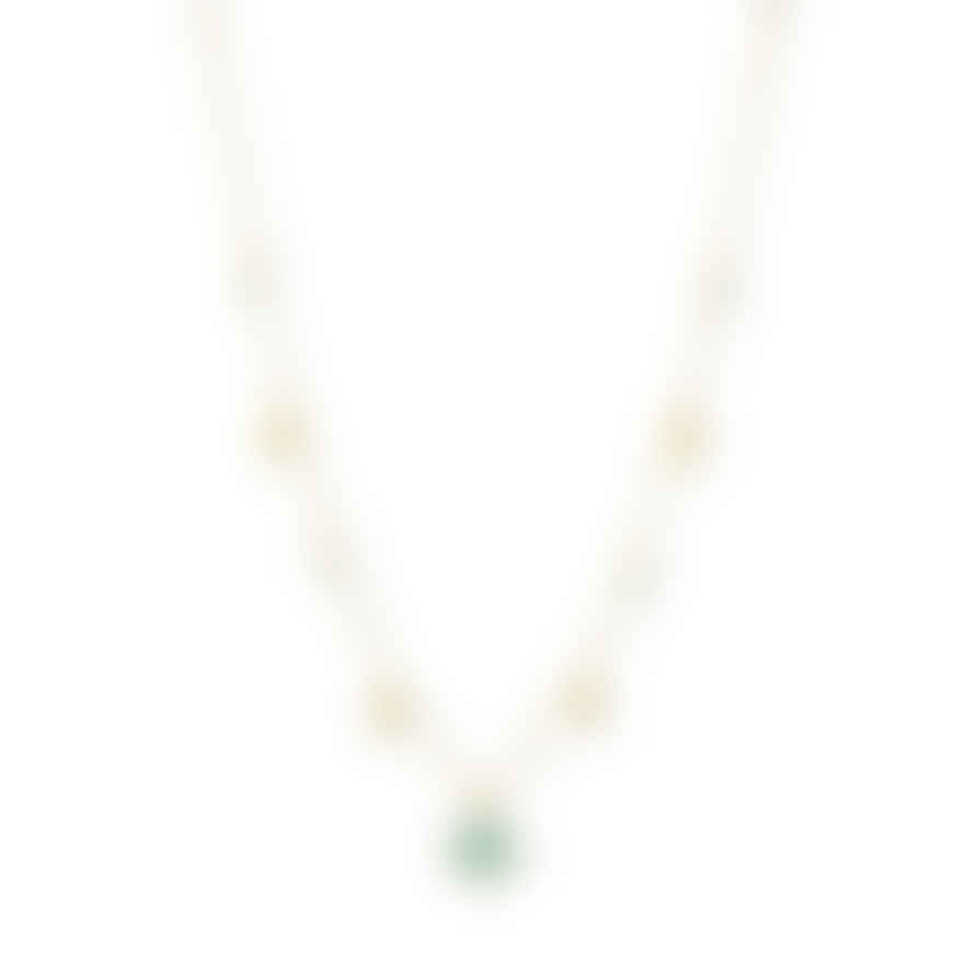 Ashiana Asia Necklace - Aqua Chalcedony