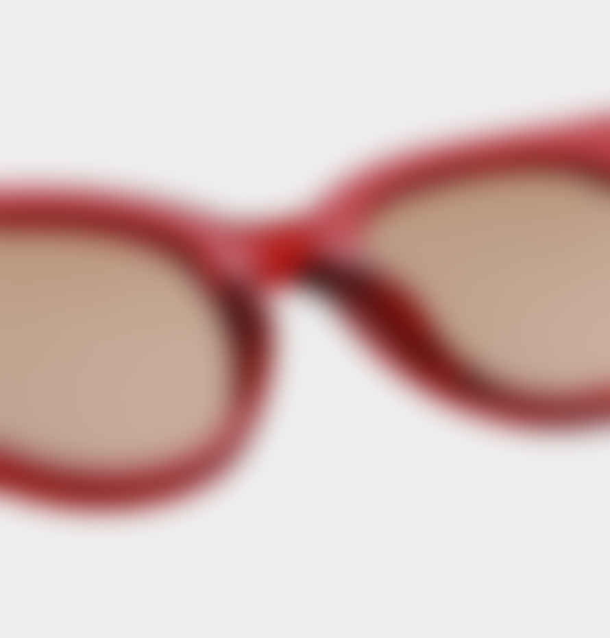 A.Kjaerbede  Lily Sunglasses - Red Transparent