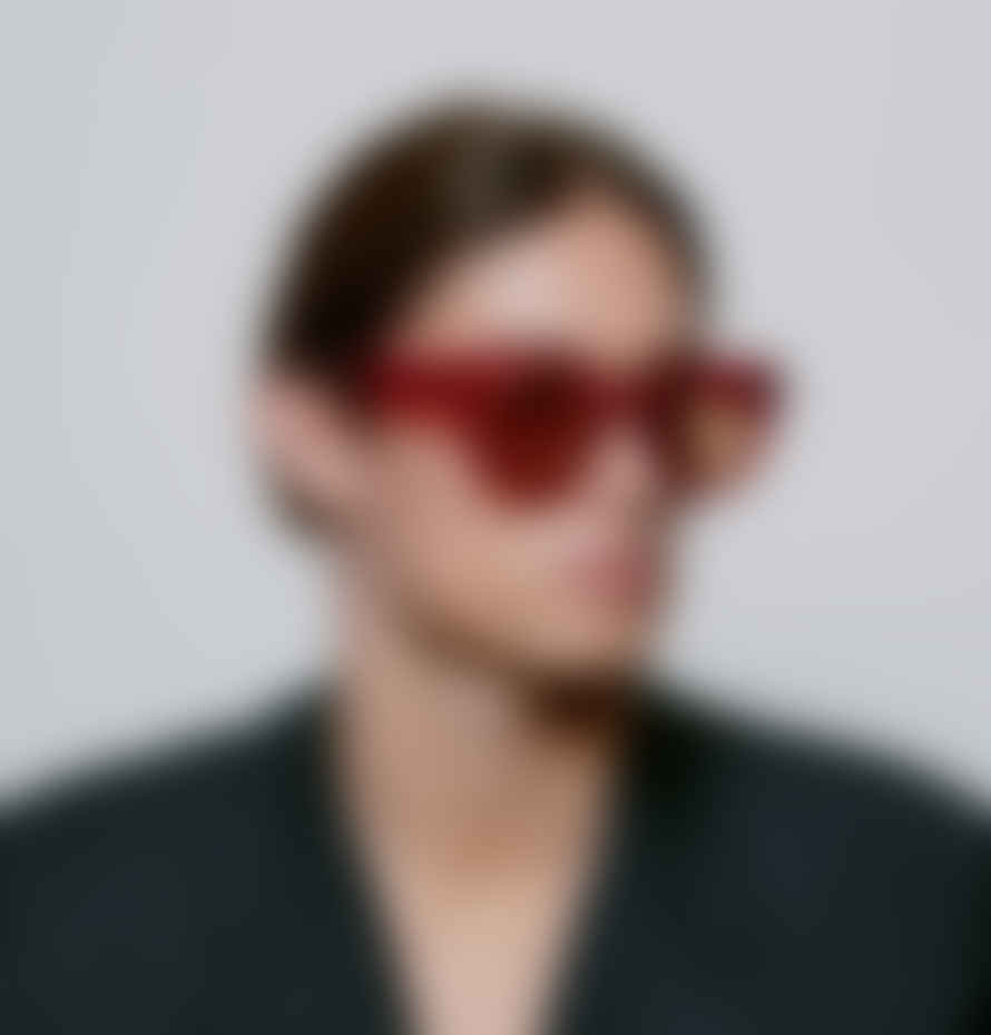 A.Kjaerbede  Lily Sunglasses - Red Transparent