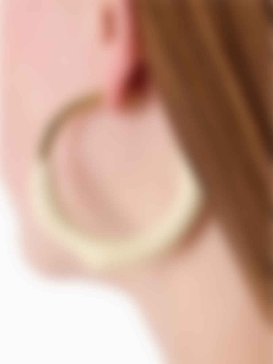 Sunnei Rubberized Hoop Earrings