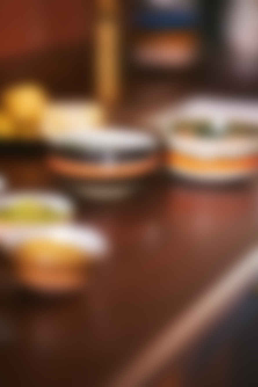 HK Living Set of 4 70s Ceramic Humus Dessert Bowls